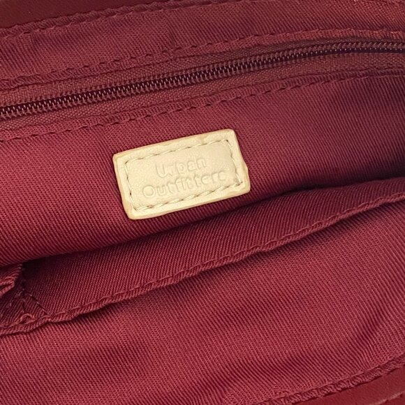 Urban Outfitters Timeless Casual Leather Bucket Bag Braided Shoulder Strap NWOT - Picture 7 of 8